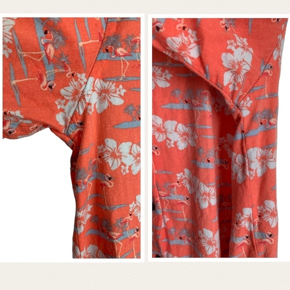 Peartree Point Bay Unlimited Tropical Button-down Top - Picture 6 of 10